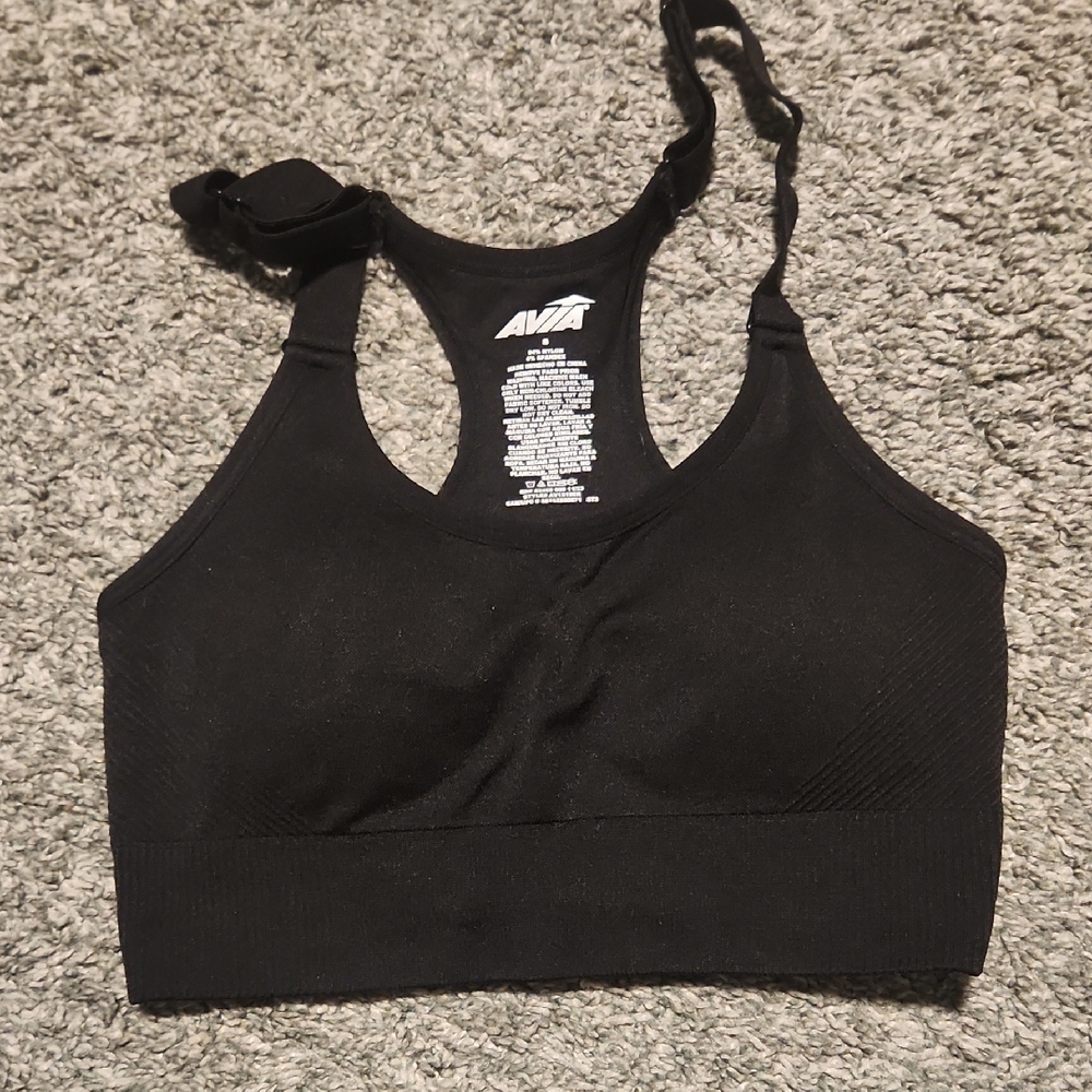 Avia Women's Classic Black Sports Bra